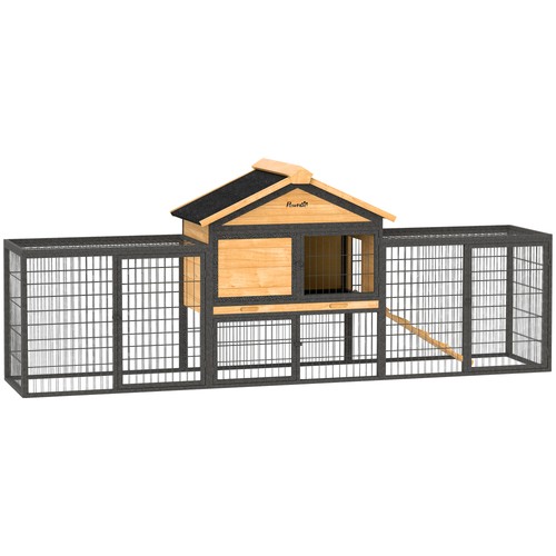 Rabbit hutch outdoor - outdoor, natural