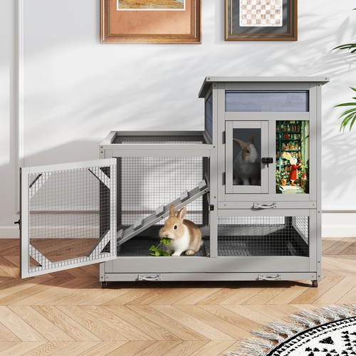 Coziwow wooden rabbit - wooden, hutch